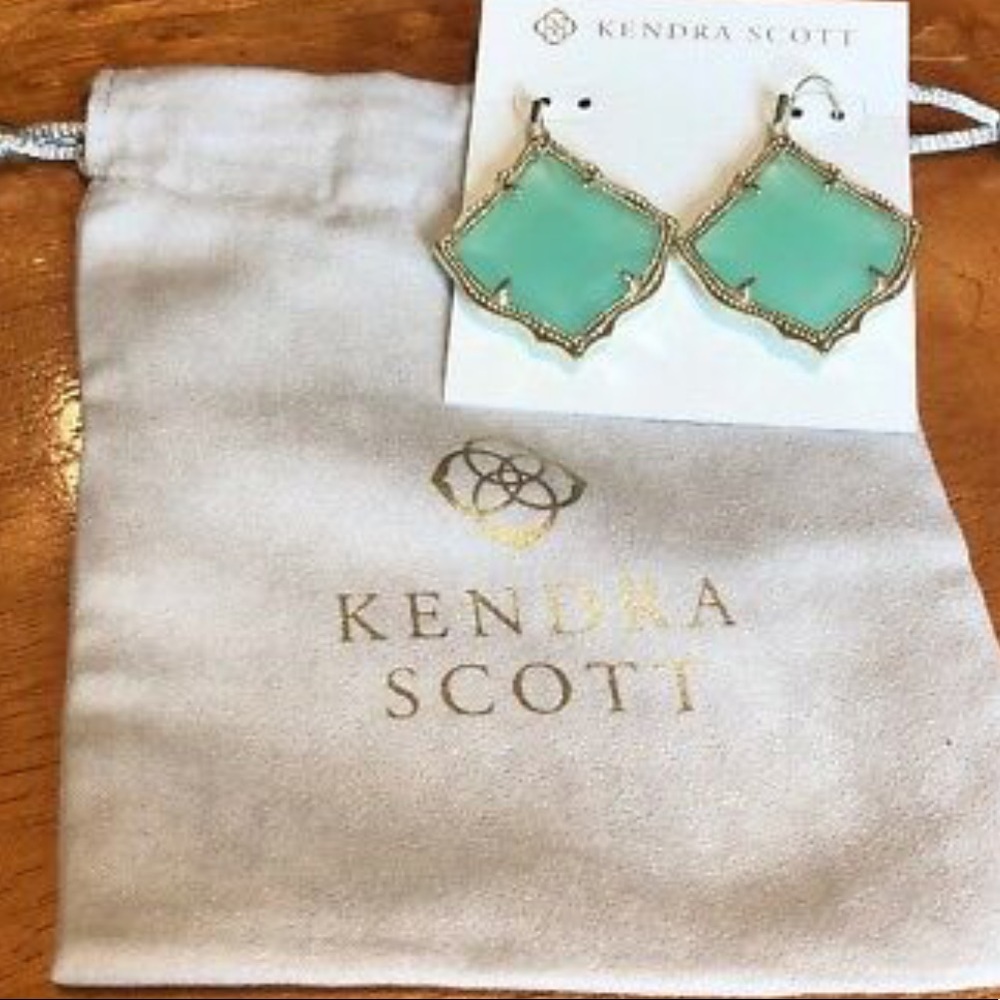 Kendra Scott Kirsten Chalcedony drop earrings - Picture 3 of 4